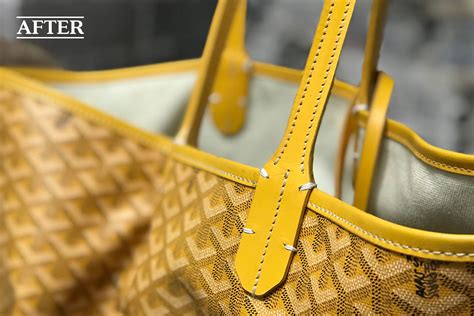 goyard strap replacement|goyard tote strap replacement.